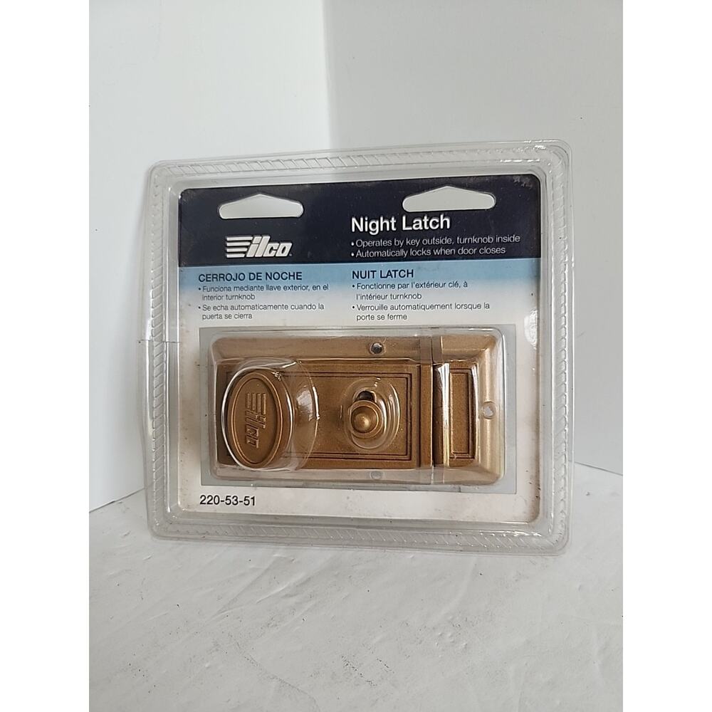 Kaba Ilco 220-53-51 Auxiliary Lock,Night Latch,Bronz